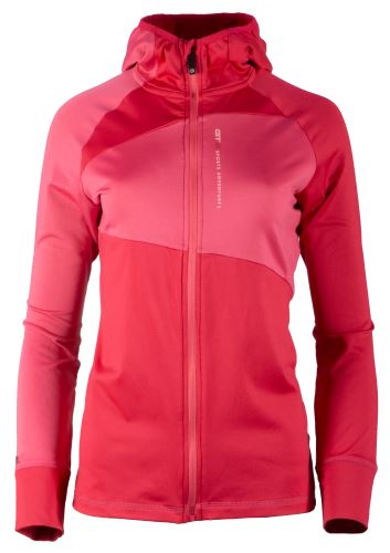 GTS 3003 L S20 - Ladies bicolour hoodie jacket - Pink