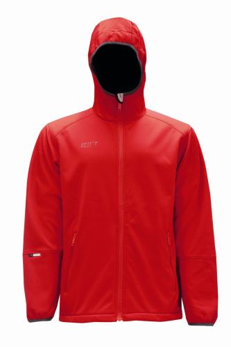 SÄXNÄS - Pánska softshellová bunda s kapucňou červená