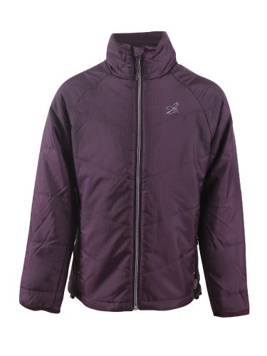 SATTAJÄRVI - girls sports jacket - purple, Velikost: 140