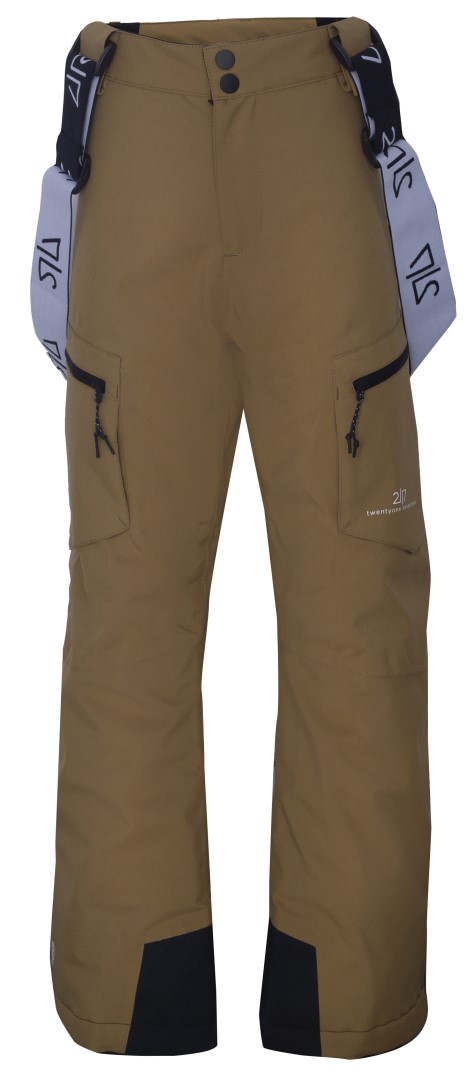 ISFALL 22 - ECO 2L dětské lyžařské kalhoty, zlatá