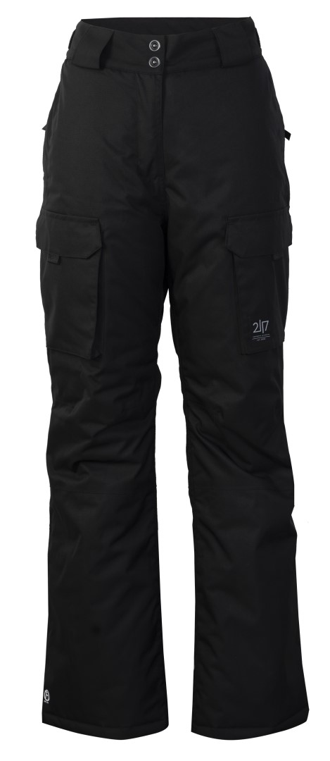 LIDEN - ECO Dámské lehké zateplené 2L lyžařské kalhoty - Black