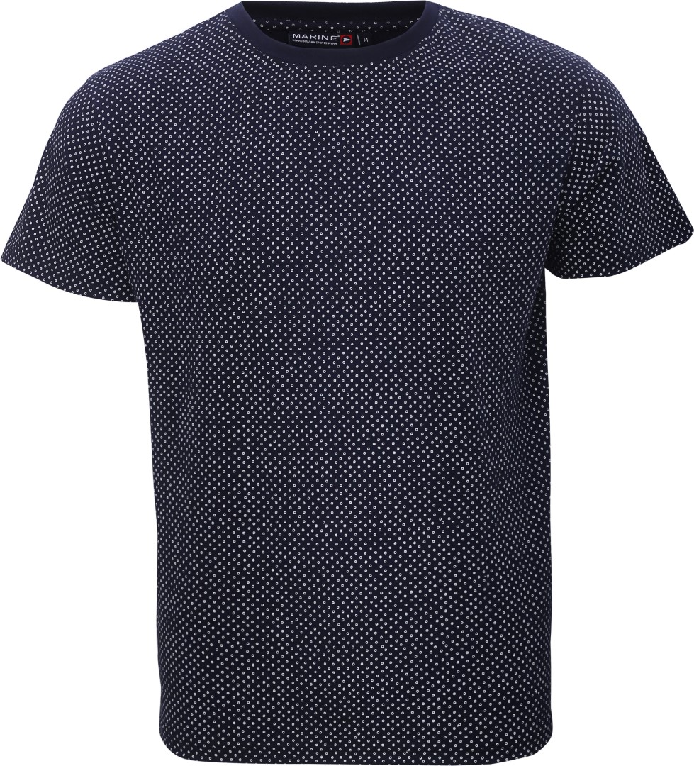 MARINE - Pánske tričko s krátkym rukávom - Navy comb