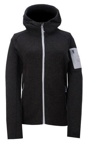 GULLABO - women's flatfleece hooded sweatshirt - Black