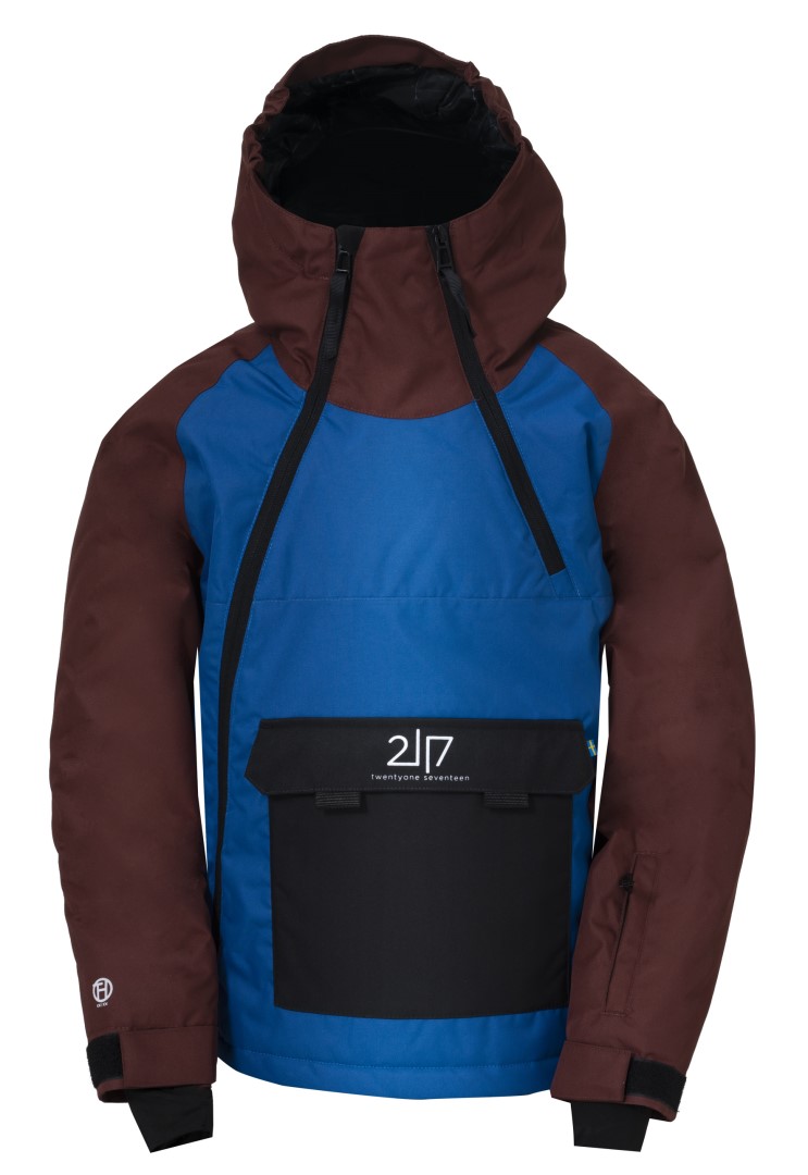LILLHEM - ECO Dětská lehká zateplená 2L lyžařská bunda - Blue