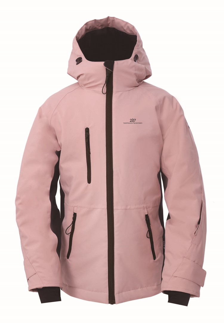KNATTEN - ECO dětská 2L lyžařská bunda, sv. růžová
