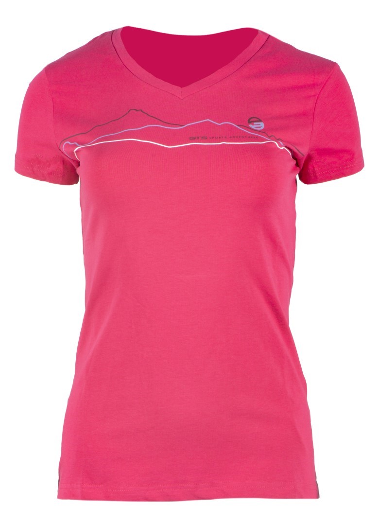 GTS 2192L - Dámské bavlněné triko, Pink
