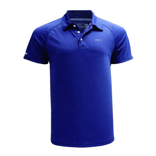 FRÖSAKER - Pánske funkčné tričko  s krátkymi rukávmi a s golierikom  námornícka modrá
