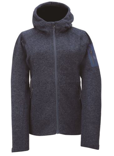 GULLABO - women's flatfleece hooded sweatshirt - Dk blue