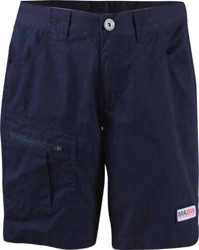 MARINE - Pánske krátke nohavice (twill)  Navy