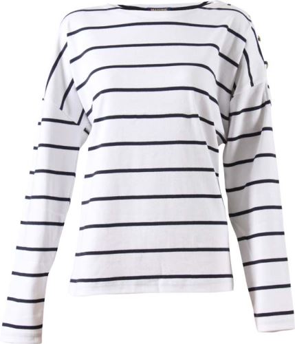 MARINE - womens top with long sleeves - White