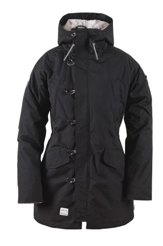 FYRUNGA - Dámska zimná bunda  čierna