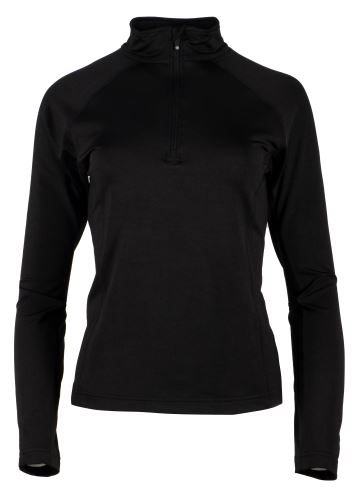 GTS 2126 - Ladies sportshirt zipp - black