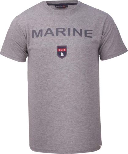 MARINE - mens T-shirt - Grey melange