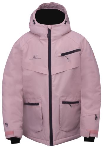 ISFALL 22 - Dívčí ECO 2L lyžařská bunda, růžová