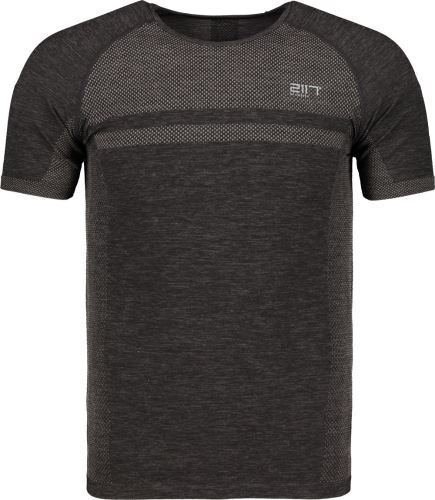 HELAS - Pánske funkčné bezšvové tričko s krátkymi rukávmi   Grey melange