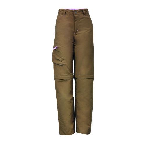 KLOTEN - women's pants with removable zipper - brown