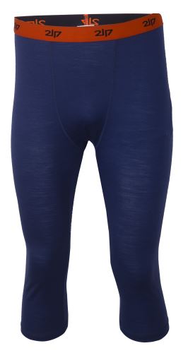 ULLÅNGER- ECO Pánské 3/4 spodní kalhoty z merino vlny, tm.modrá