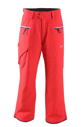 ÄNGSÖ - Pánske  ľahko zateplené lyžiarske nohavice  Red