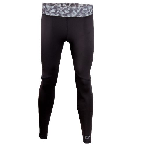 TINGSRYD - Pánske bežecké elastické nohavice  čierna