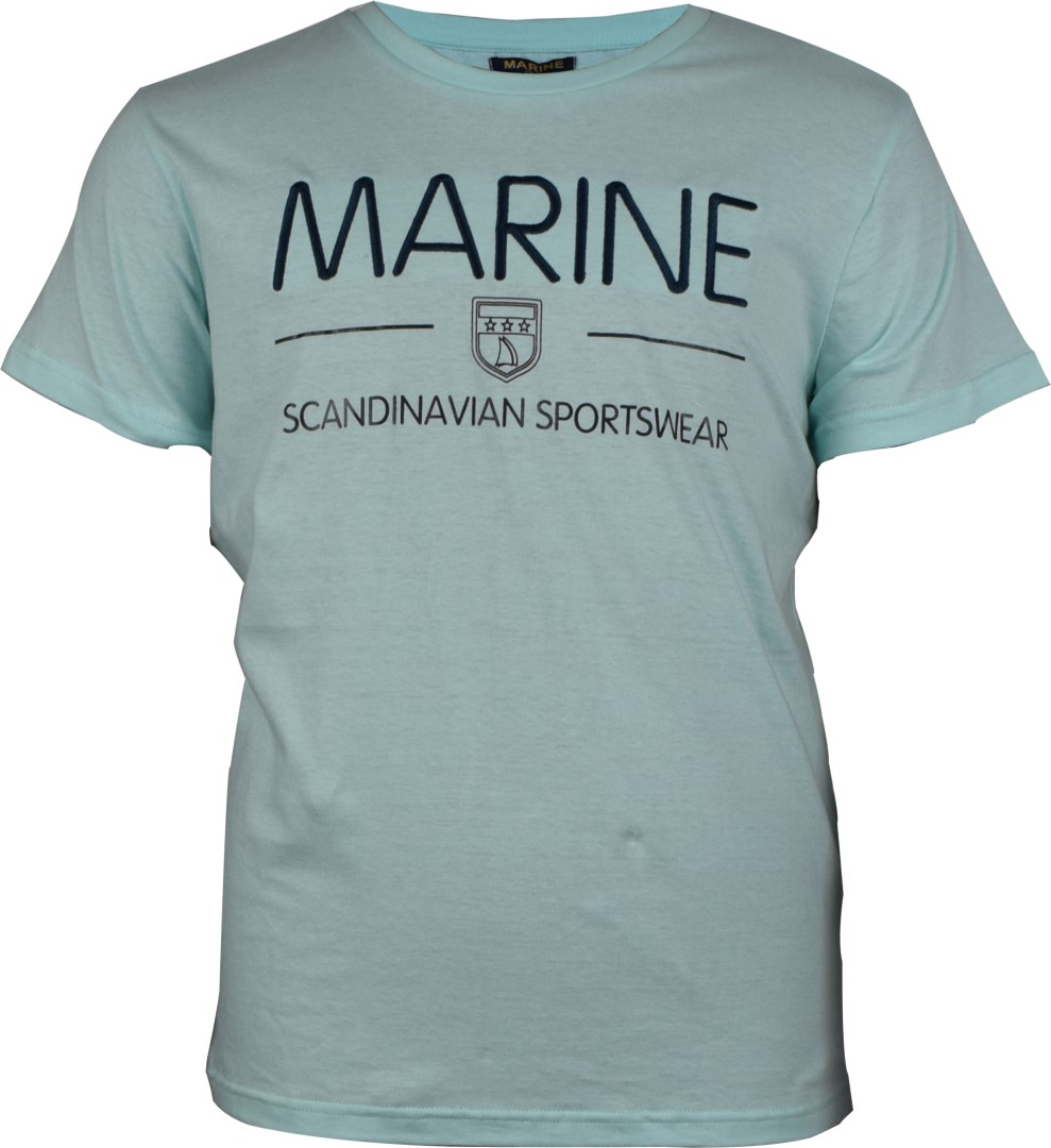 MARINE - Pánské triko s krátkým rukávem - Aqua