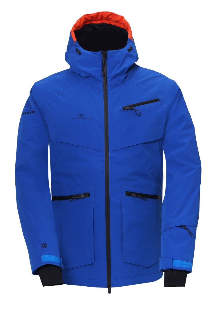 NYHEM - ECO pánská lyžařská bunda, modrá