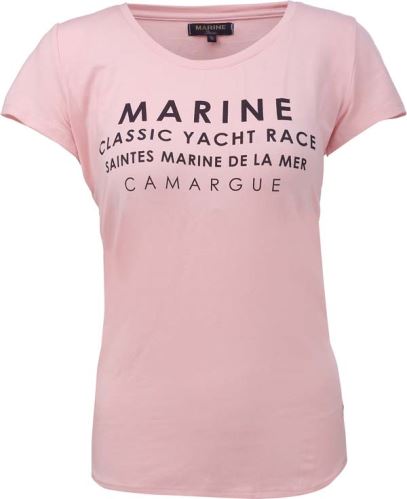 MARINE - Dámske triko s krátkymi rukávmi - Pink