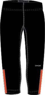 OXIDE - mens elastic pants 3/4 - black