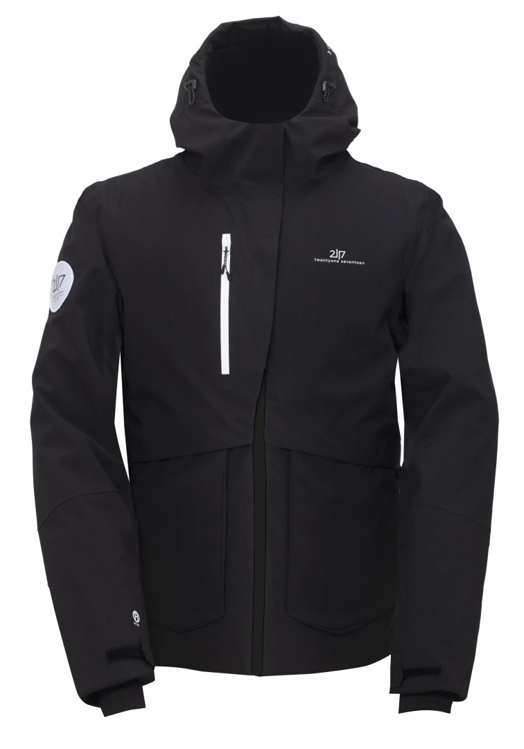 MALMEN - ECO Pánská 2L lyžařská bunda, černá