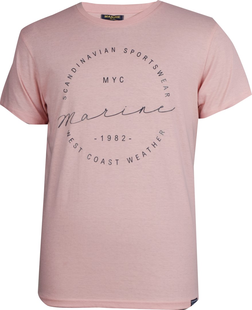 MARINE - Pánské triko s krátkým rukávem - Pink