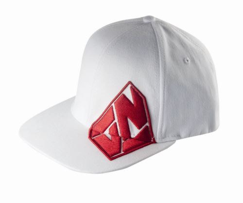 Cap with logo - White